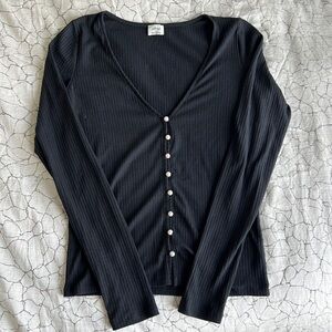 Wilfred Pearl Long Sleeve, Black, Size S